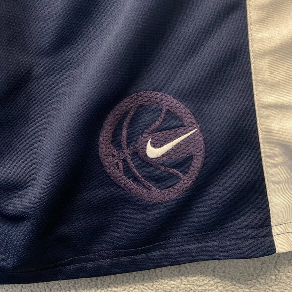 Nike Shorts Mens Size XXL Blue White Swoosh Active Basketball Gym 10",Pockets - Picture 8 of 15